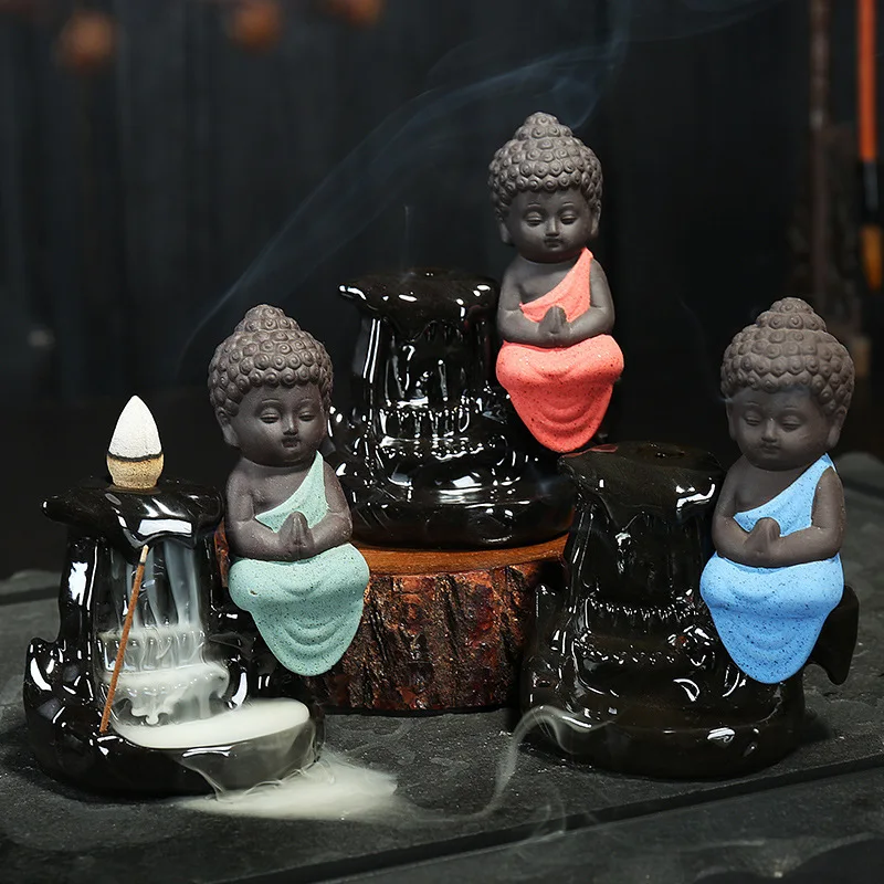 Фигурка Будды, курильница, от производителя, керамические предметы домашнего интерьера, маленькие Будды, учителя
