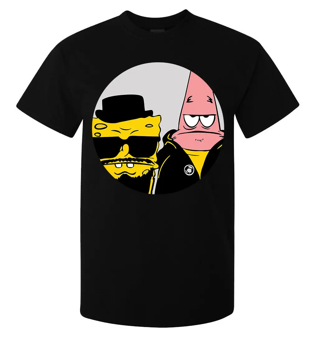 

Spongebob Heisenberg Funny Men's T Shirt Black