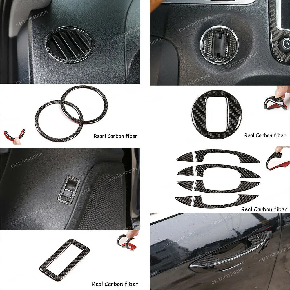44* Внутренняя декоративная накладка из углеродного волокна для Volkswagen Touareg 2011-18