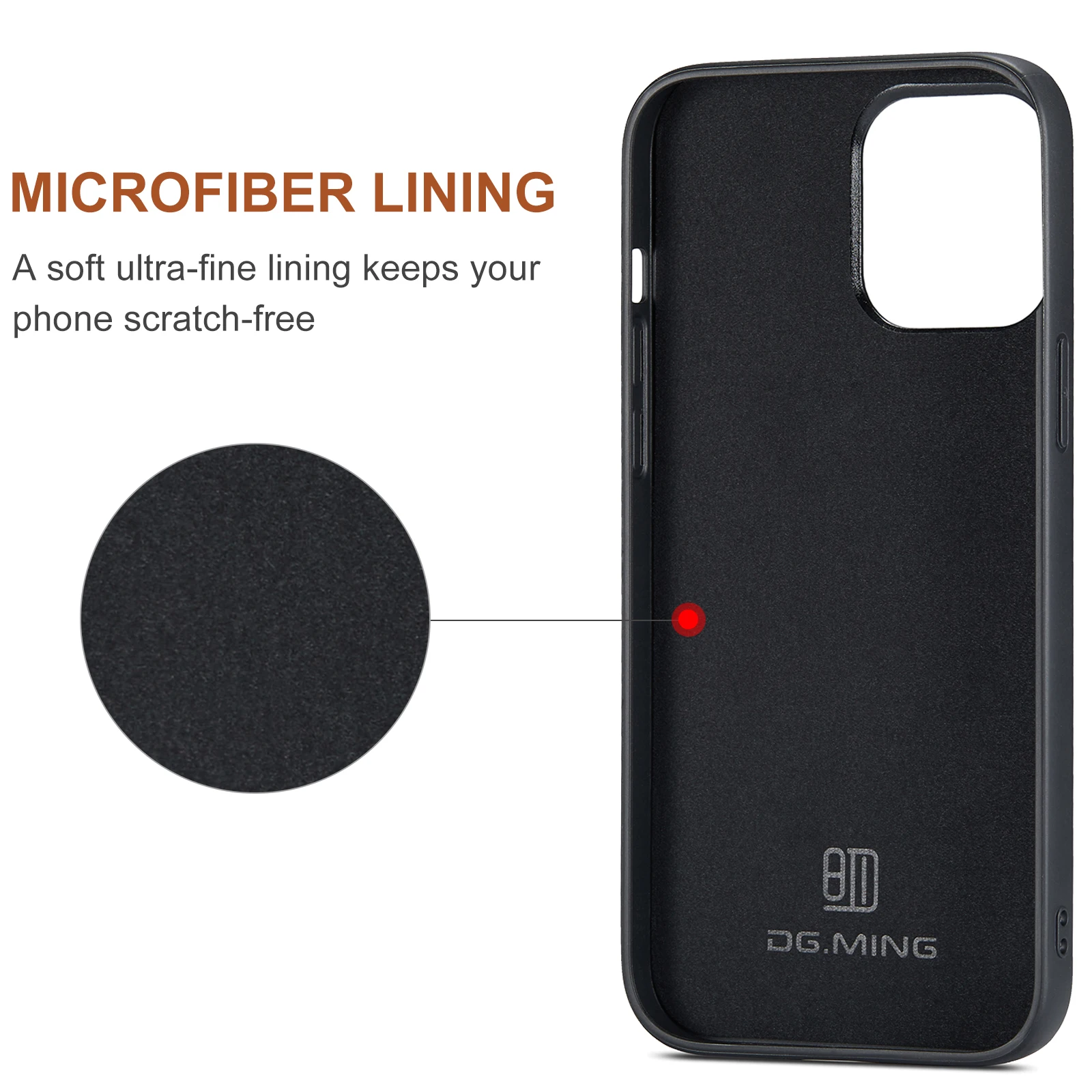 para iPhone, estojo de carteira com porta-cartão,