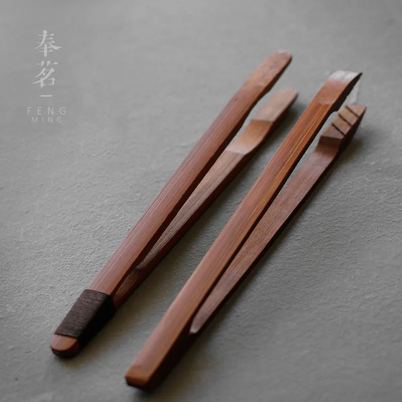 

Bamboo Tea Clamp Tea Cup Clip Kung Fu Tea Set Pot Pen Liujunzi Tea Ceremony Accessories