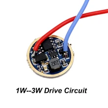 2 sztuk AA Booster prąd stały 1W - 3W 17mm Q5 circuit Board 3 tryby latarka sterownik LED latarka latarka DIY części kierowcy