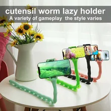 

Phone Holder Flexible Arm Lazy Phone Holder Stand with Suction Cup Wall Bicycle Desk Bed Table Bracket Stand for Iphone Xiaomi