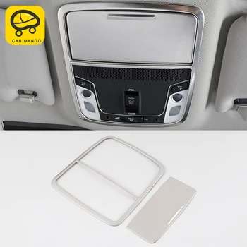 

CARMANGO for Honda Accord 10th 2018 2019 Car Styling Front Reading Light Frame Trim Cover Chrome Sticker Interior Accessories