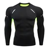 Men's T-shirt Men Running Sport T Shirt Men Compression Fitness Tops Tee Quick DryTight Training Gym Sport Running Shirts Jersey 4