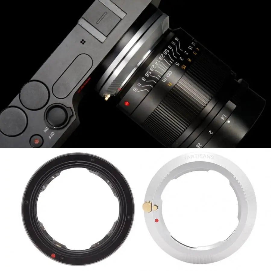 7 ремесленников алюминиевый сплав переходное кольцо для объектива Leica LM VM ZM крепление для объектива для Leica T TL TL2 CL Крепление камеры
