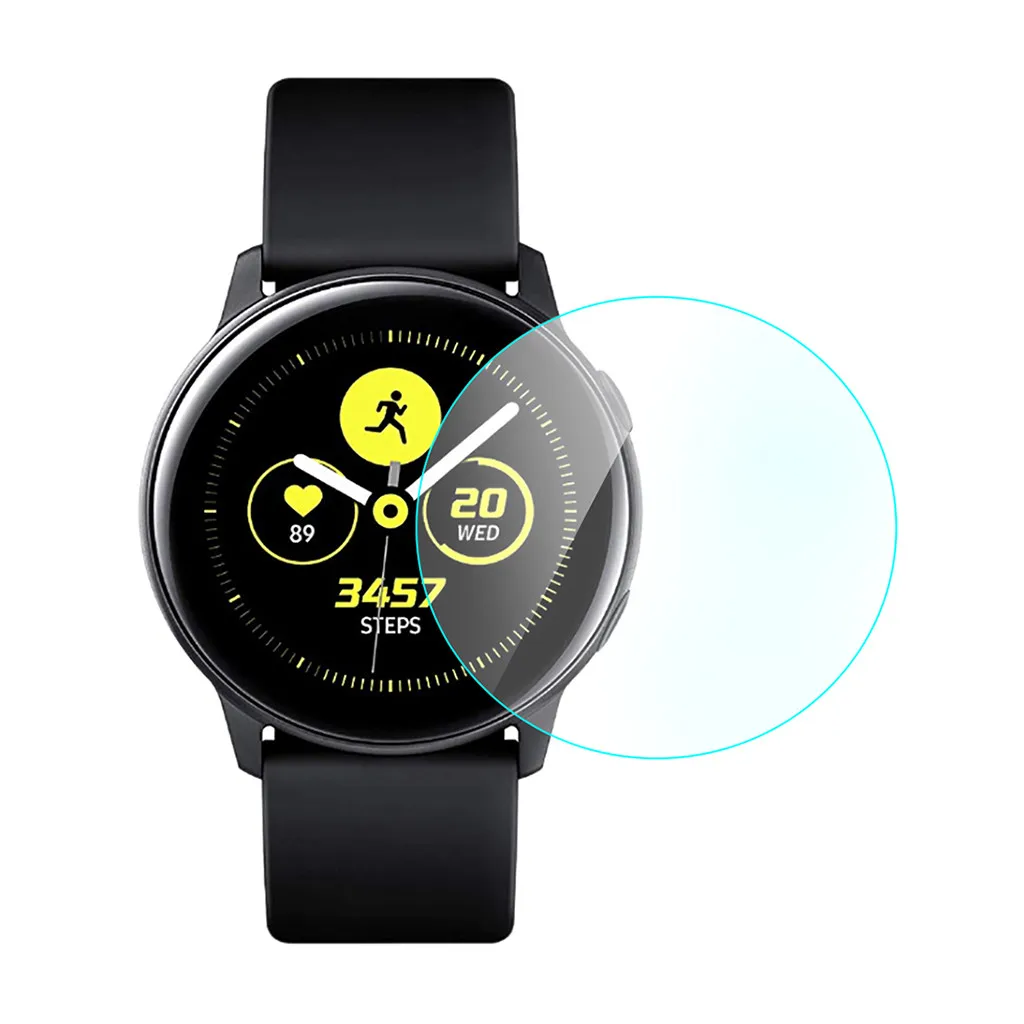 Закаленное стекло для samsung Galaxy Watch активная пленка 9h glas защитная пленка vidrio templado para reloj Bubble Free