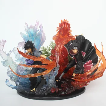 

Naruto Uchiha Itachi Uchiha Sasuke Japanese Anime Action Toy Figures Pvc Model Collection Toys 22cm