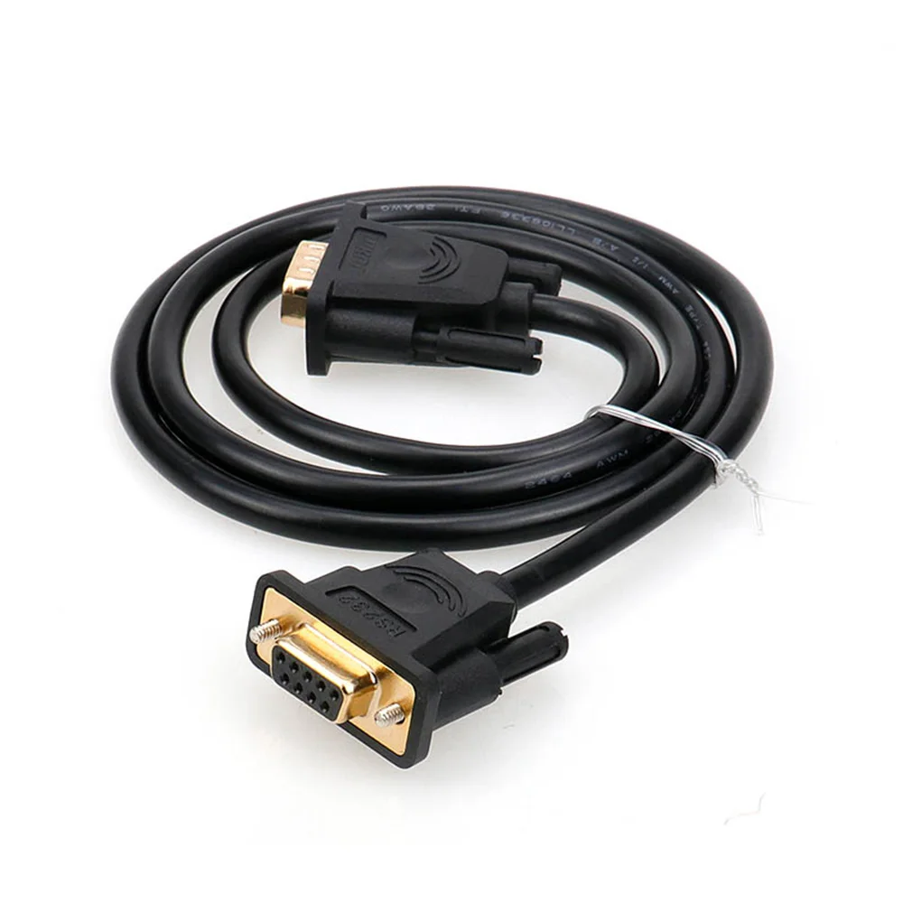 Удлинительный кабель DB9 с позолоченным штекером на гнездо линия из чистой меди