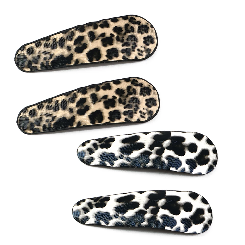 5 шт. 95x30 мм леопардовые узоры колючая Текстура Кожа заколки для волос, DIY материалы ручной работы для вечерние украшения, 5Yc6933