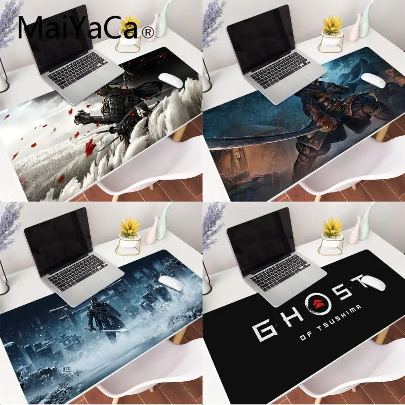 

MaiYaCa Ghost Of play Unique Desktop Pad Game Mousepad Gaming Mouse Pad gamer Large Deak Mat 800x300mm for overwatch/cs go