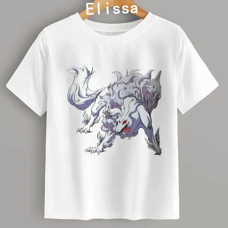 

Inuyasha Classic Anime Sesshomaru Adult T Shirt Women Cartoon print white tshirt Aesthetic Streetwear Girl New Fashion tee shir