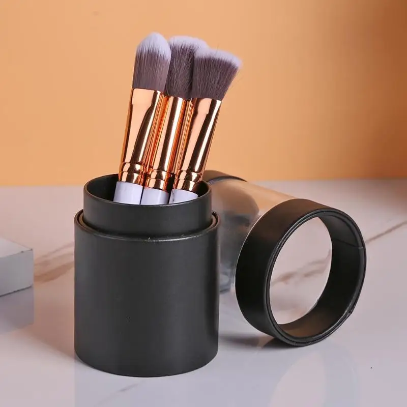 

Visible Makeup Brush Holder Travel Cosmetic Pens Storage Cup Case Organizer Portable PU+PVC Cosmetic Brush Case Organizer Tool