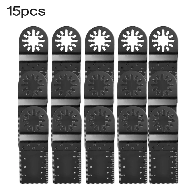

15pcs /Set Multitool Saw Blade Oscillating Blade SK7Wood/Soft Metal Multi Tool Circular Saw Blades For Makita Wood Cutting Kit