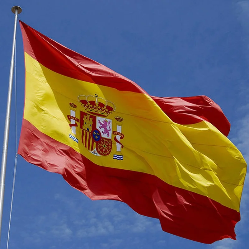 Spain Национальный флаг Великобритании Национальный флаг футбол много стран флаги баннер для футбола много стилей - Цвет: Spain