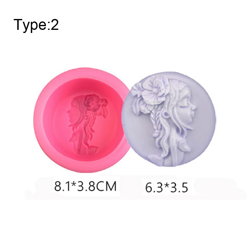 3D Silicone Soap Mold DIY Handmade Craft Soap Form For Making Tool Cake Chocolate Decoration Mold Cake Baking Tool