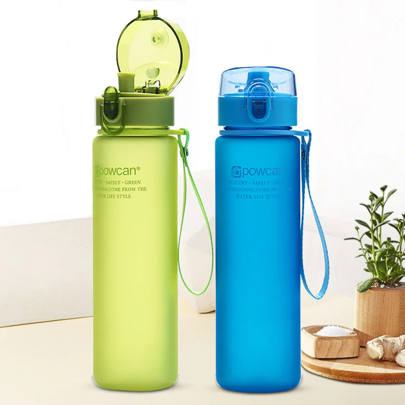 

Water Bottle 400~600ml Plastic Gourde En Plastique Sport Direct Drinking Shaker Bottles Hiking Portable Bottle for Water .
