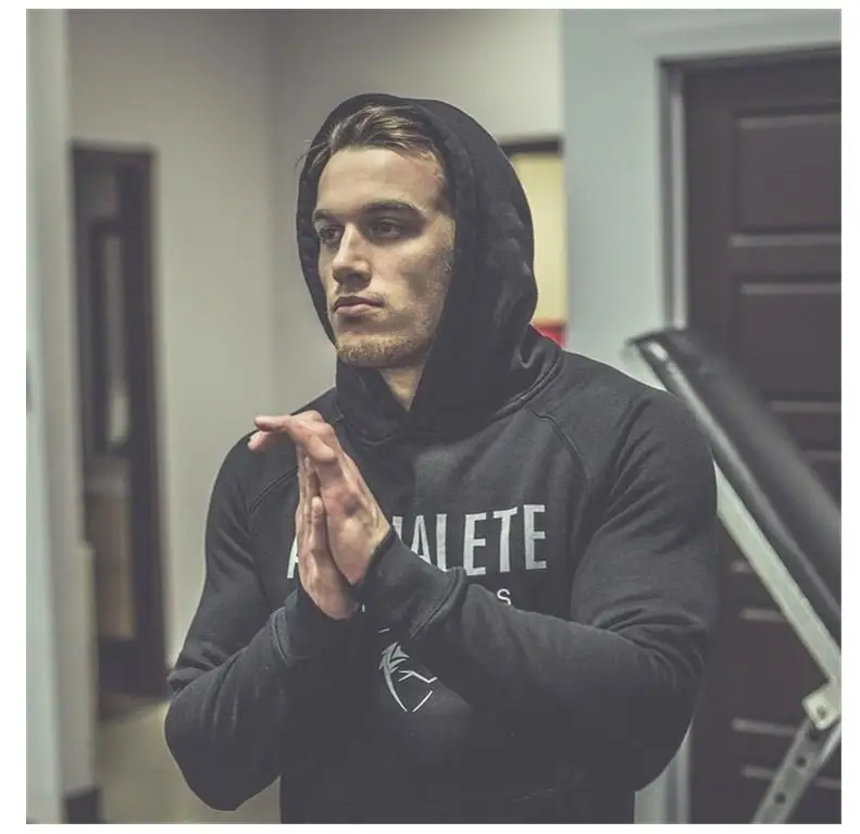 ALPHALETE мужские спортивные куртки с капюшоном тренажерные залы Фитнес футболка для бодибилдинга спортивные пуловеры мужские тренировки с капюшоном куртка одежда