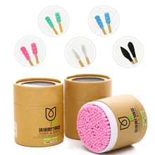 200 шт ватные палочки с бамбуковой ручкой для макияжа ватные палочки наконечник для медицинского ухода за ушками носа инструменты для ухода за здоровьем одноразовые ватные палочки