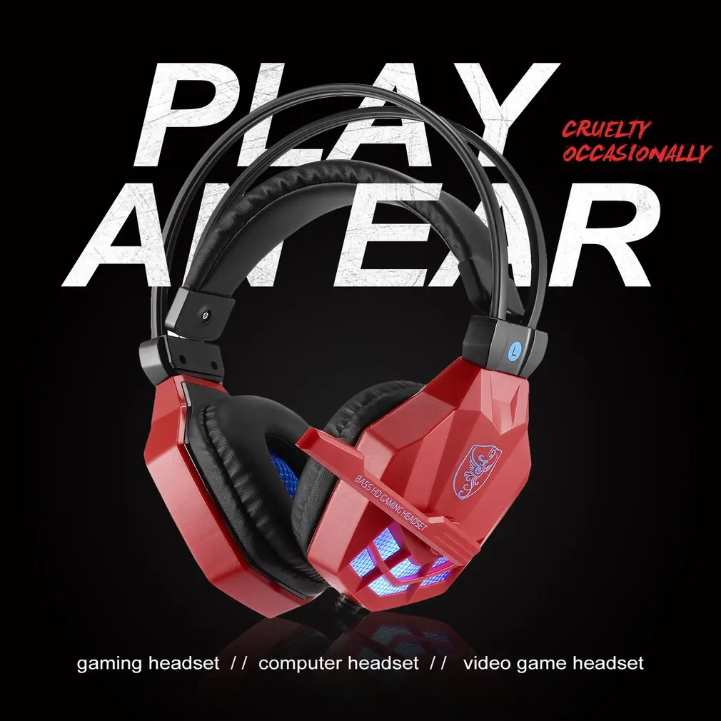 SY850MV Fashionable Design Gaming Headsets Home Office Wired Noise Cancelling Headphone With Microphones For Computers PC