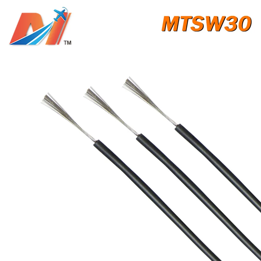 Maytech Clearance Sale(1meter) power silicon wire AWG30 BLACK COLOR