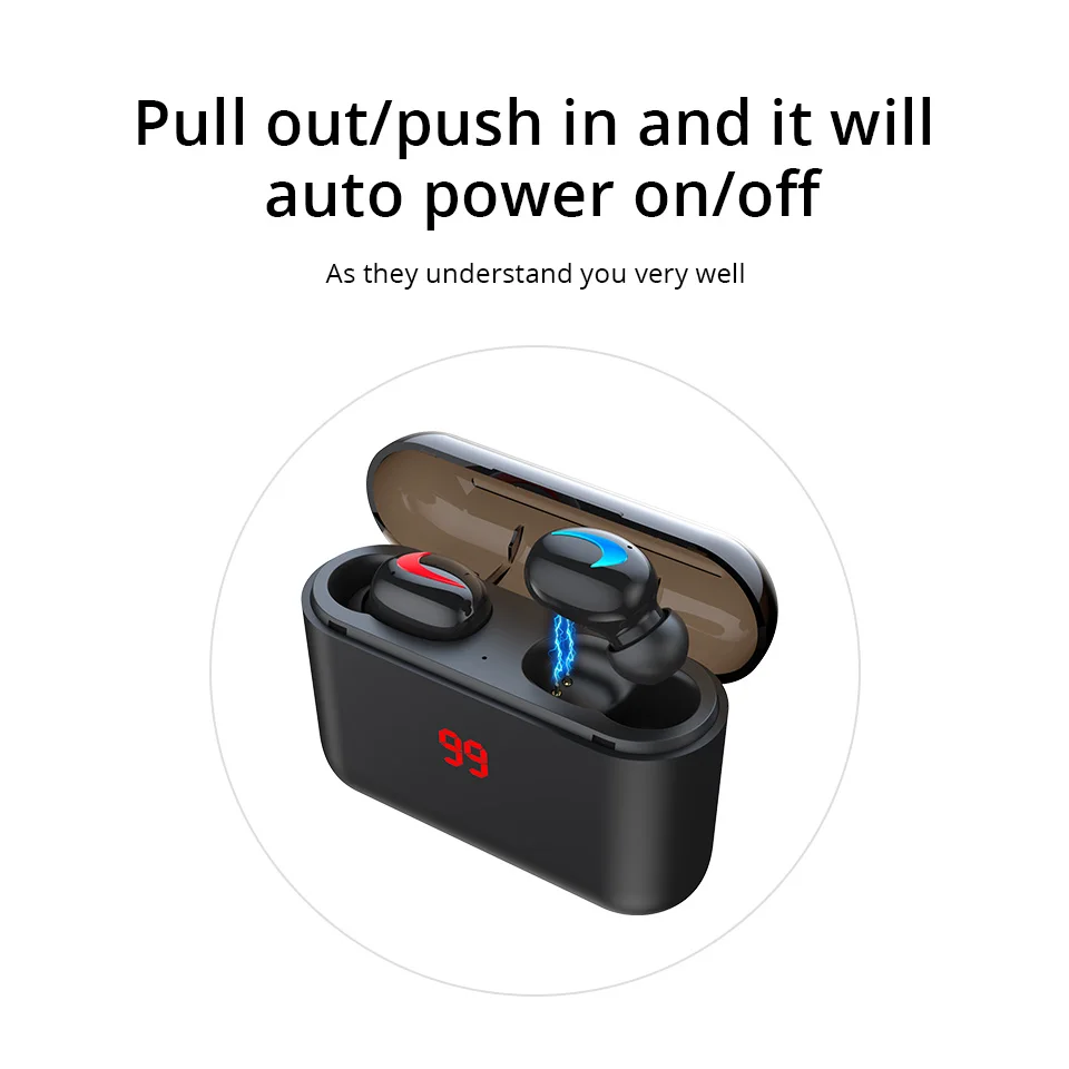 HBQ Q32 TWS беспроводные Bluetooth наушники с громкой связью спортивные Игровые внешним