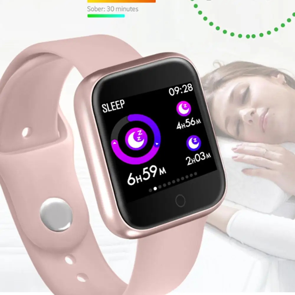 

Smart watch Waterproof Blood Pressure Heart Rate Monitor Sleep Tracker Health SmartWatch men women connect IOS Android Phone