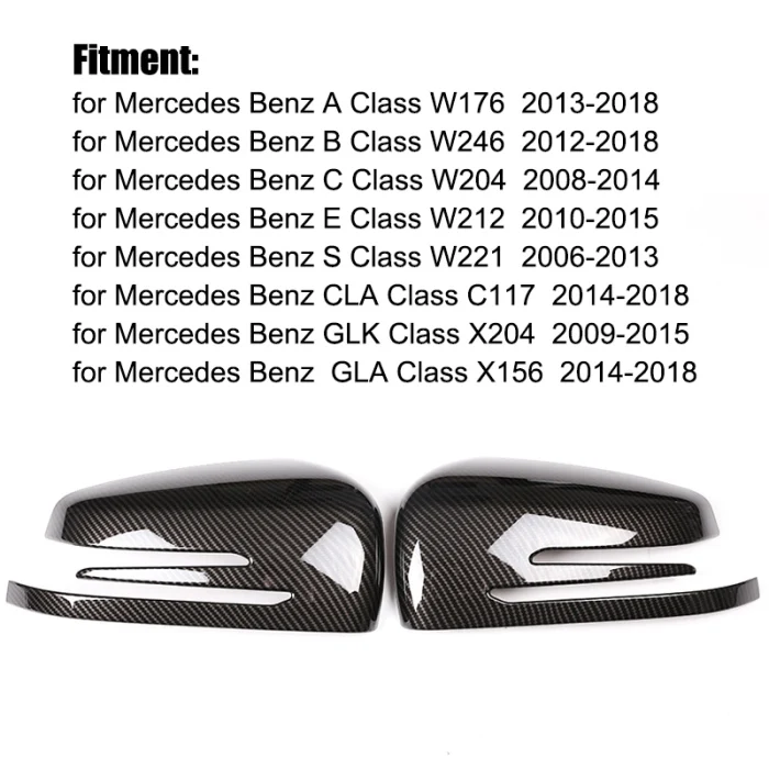 1 пара Зеркала заднего вида ABS аксессуары для A B C E W176 W246 W204 W212 B99