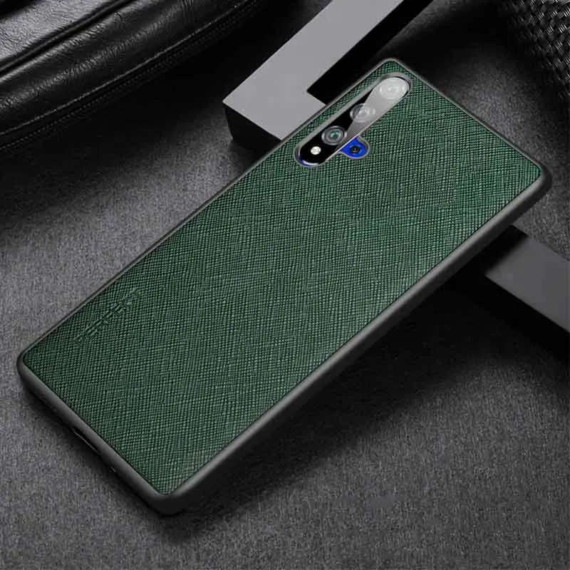 Чехол из натуральной кожи для huawei Honor 20 Pro Чехол прочная задняя крышка Etui Coque для huawei Honor 20Pro чехол Защитный корпус