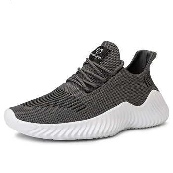 High-Quality Men's Sneakers - Breathable White Fashion for Gym, Casual, and Light Walking - Plus Size Footwear 2024