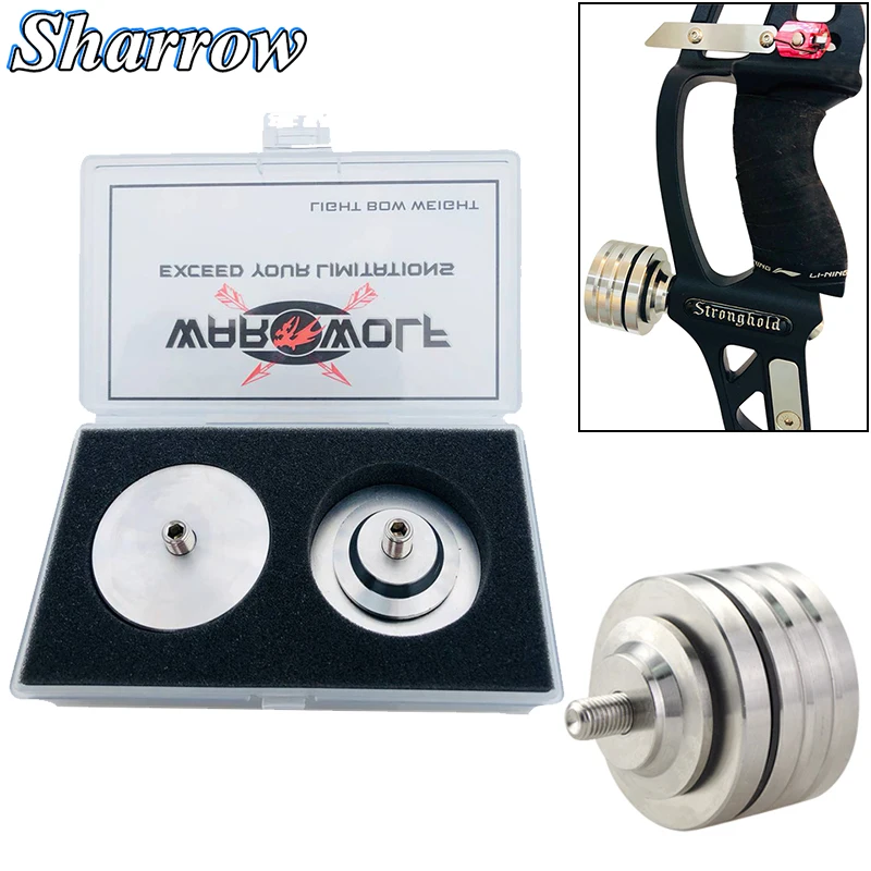 

Archery Stabilizer Weight Counterweight Kit for Recurve Bow Compound Bow for Hunting Reduce Vibration and Noise Damper Accessory
