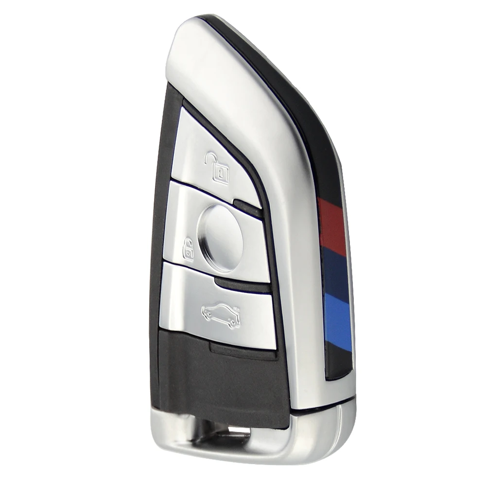 OKEYTECH SMART REMOTE CAR KEY SHELL CASE FOR BMW X5 X6 F15 X6 F16 G30 7 SERIES G11 X1 F48 F39 FOB 3/ 4 BUTTONS KNIFE CARD STYLE