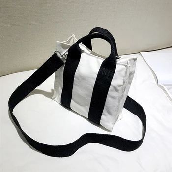 

1PC Latest Style Pure Fresh Small Color Art Canvas Art Bag Fashion Female Creative Ladies Shoulder Shoulder Bag