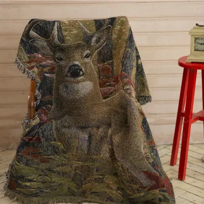 Sika Deer LeRadore чехол для дивана из чистого хлопка, чехол для дивана, чехол для дивана на двоих, чехол для дивана с изображением оленя, машинная стирка, чехол для дивана - Цвет: Sika Deer