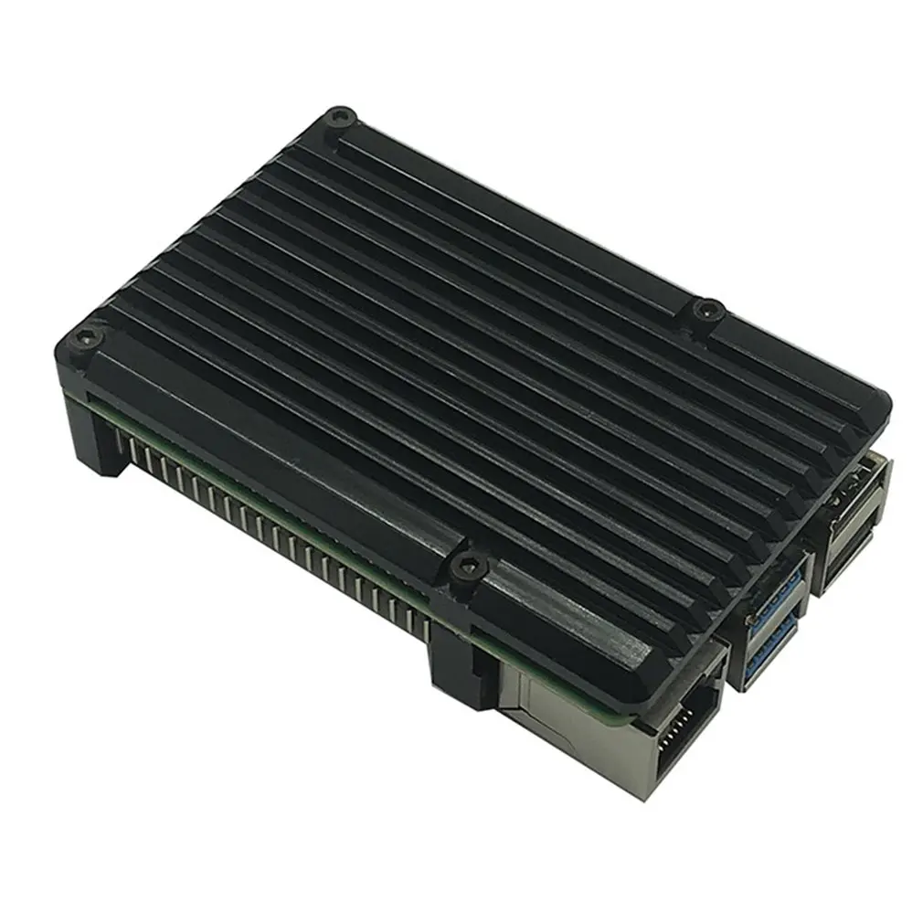 Raspberry Pi 4 Модель B алюминиевый бронированный чехол охлаждающая коробка алюминиевый корпус запасные части