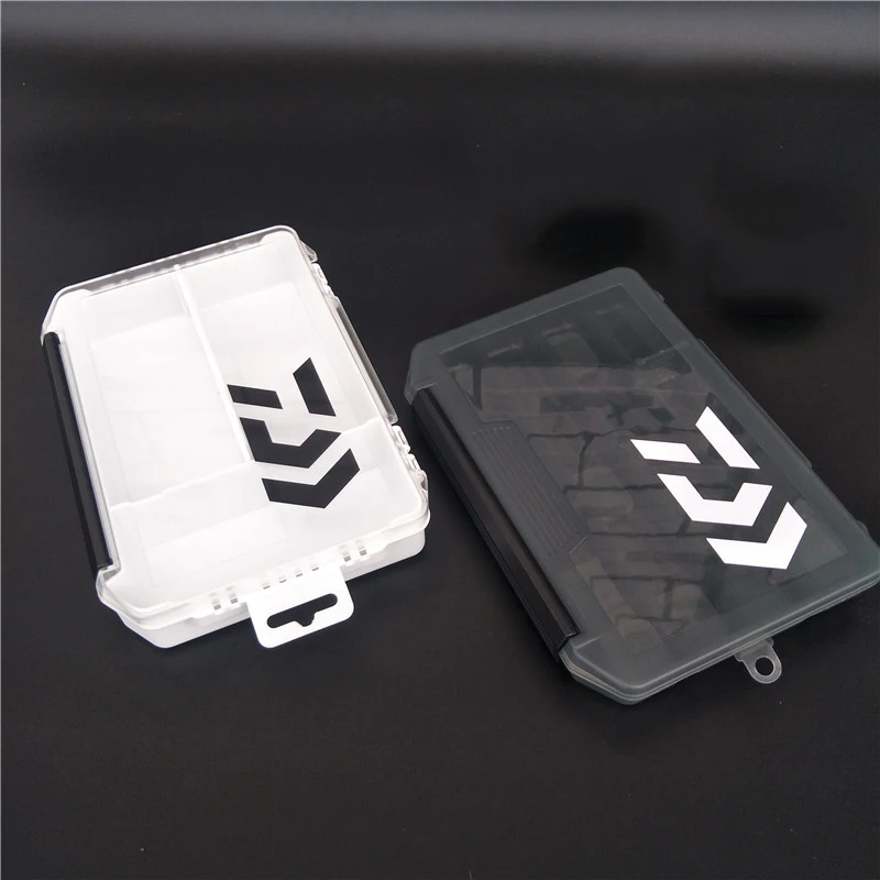 

1PC 21*14.5*3cm DAIWA Fishing Tackle Box Compartments Storage Case Fishing Lure Spoon Hook Bait Tackle Box Portable Fishing Box