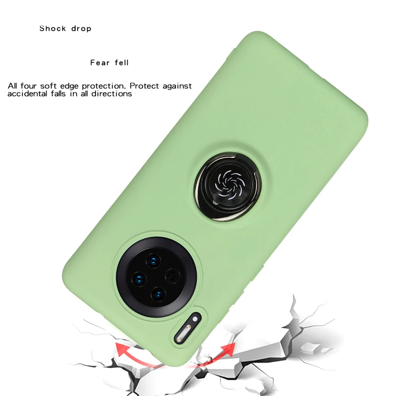 Декомпрессионный гироскоп чехол для huawei mate 30 P30 mate 20 Pro мягкий силиконовый невидимый кольцевой кронштейн Coque