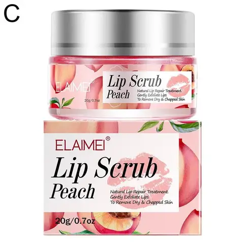 Strawberry Lip Scrub Care Exfoliating Dead Skin Reducing Lip Lines Preventing Dryness Exfoliating and Moisturizing Lipstick