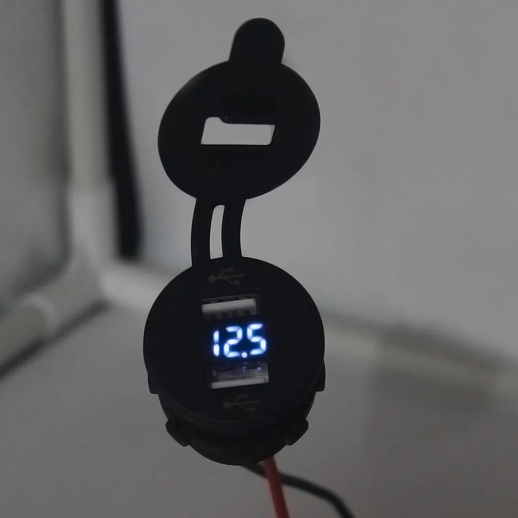 

CS-434A2 Mobile Phone Charger Waterproof Cigarette Lighter Motorcycle Charger Seat Vehicle Accessories