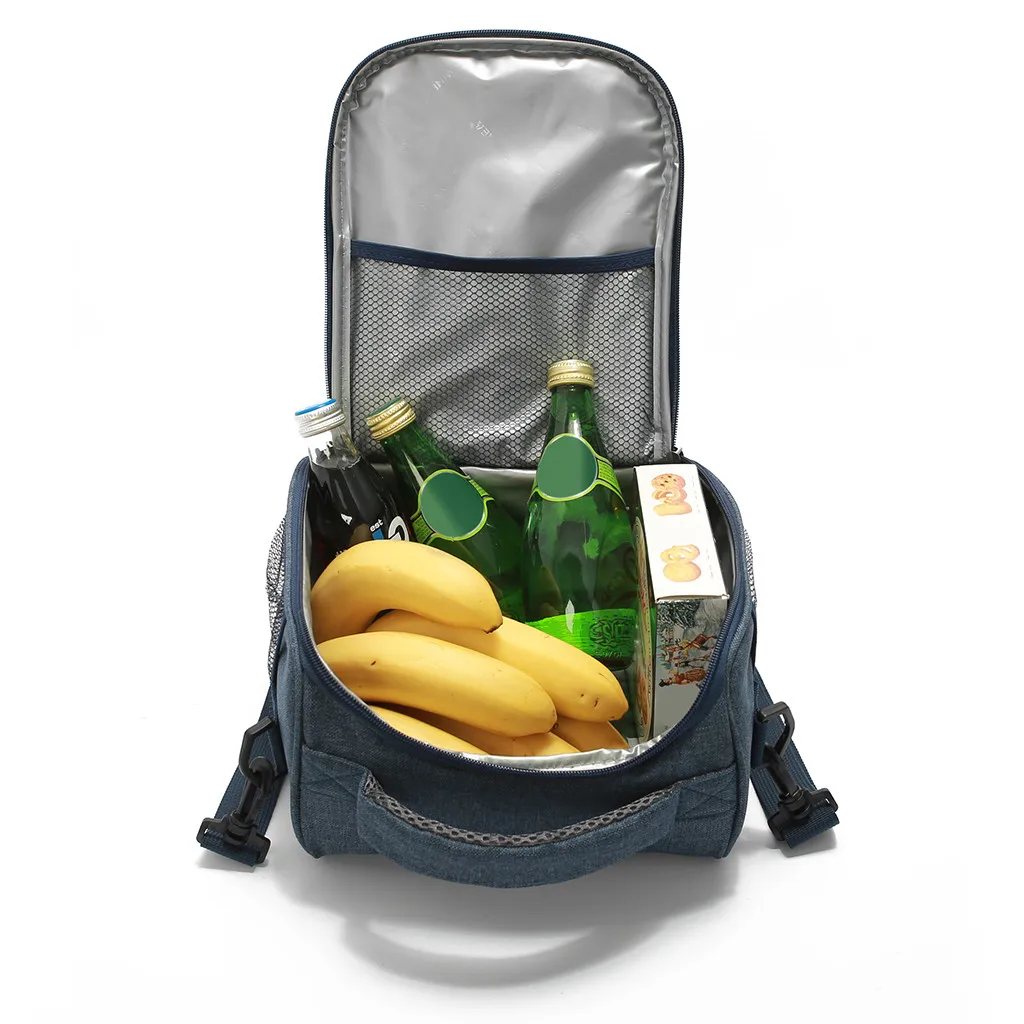 Cooler Insulated Lunch Bag Outdoor Camping Picnic Tote Food Storage Box 8L H0904