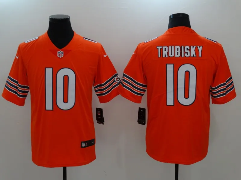 AS PICTURE Сшитые Chicago Khalil Mack Walter Payton Mitchell Trubisky Roquan Smith ing Howard Brian Urlacher игровые цветные спортивные футболки - Цвет: AS PICTURE