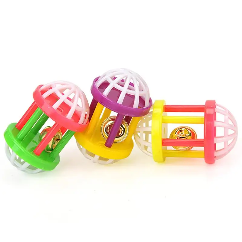 1Pc Cat Interactive Toy Stick Feather Wand With Small Bell Mouse Cage Toys Plastic Artificial Colorful Cat Teaser Toy Supplies 