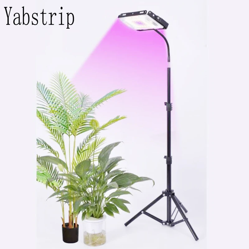 

LED Grow Light with Stand Full Spectrum 50W 7000lx LED lamp for Indoor Plants Growth Standing Floor Grow Lamp with On/Off