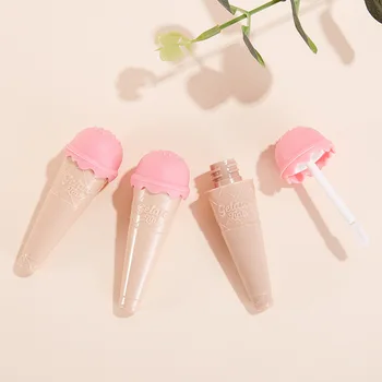 

1/5pcs8ML Ice Cream Lip Gloss Empty Tube Containers Jars DIY Makeup Tools Cosmetic Transparent Lip Balm Refillable Bottle