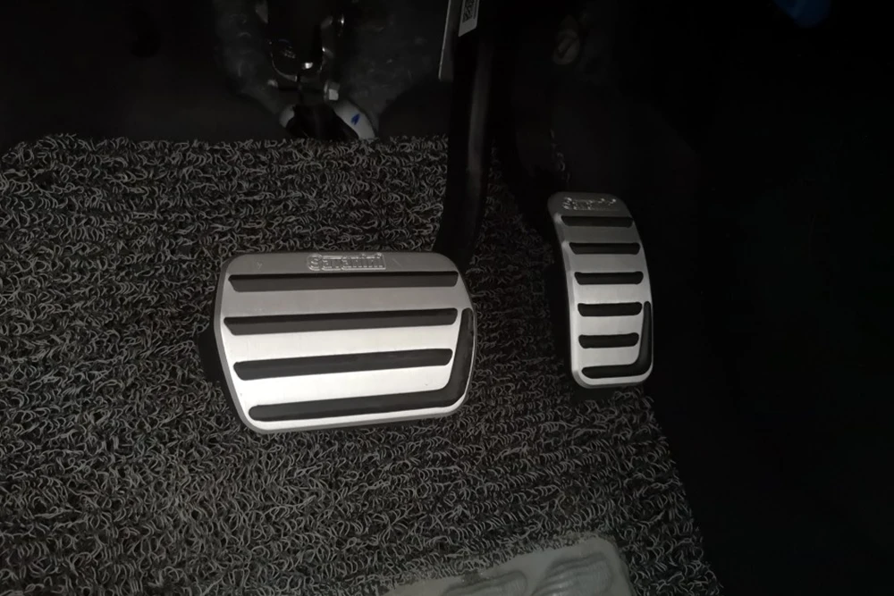 Для Ford Lincoln MKC 2013- педаль Крышка Топливный Газ тормоз ножной упор корпус без сверления автомобиля-Стайлинг