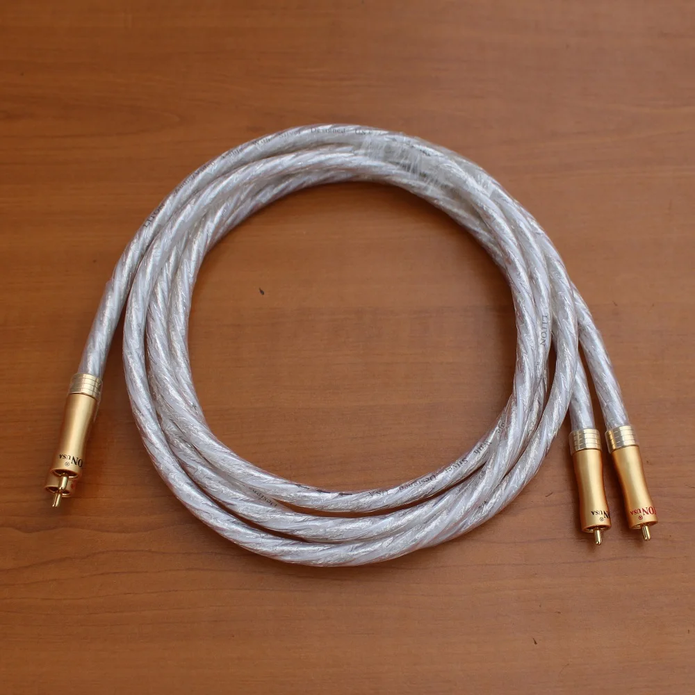 Liton 6N Серебряный RCA соединительный аудиокабель пара Hiend трубный Amp Vinshle| |