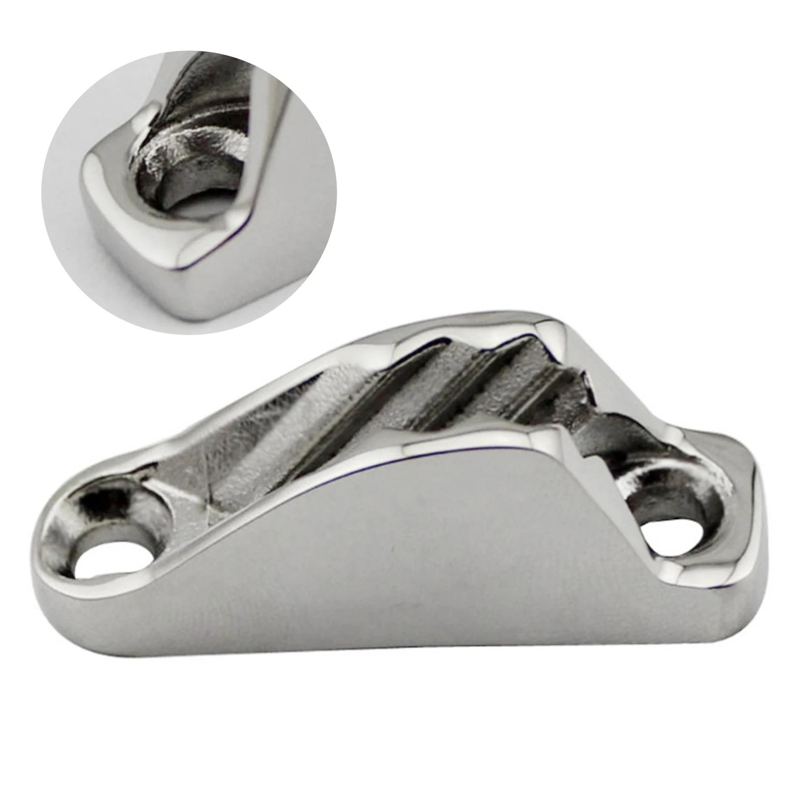 Sailing Rigging 316 Stainless Steel /Jam Fairlead Cleat Polished Silver