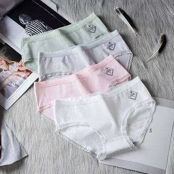 

3Pcs/Lot Women's Cotton Panties Underwear Women Briefs Sexy Lingerie Intimate Ladies MLJ SN03