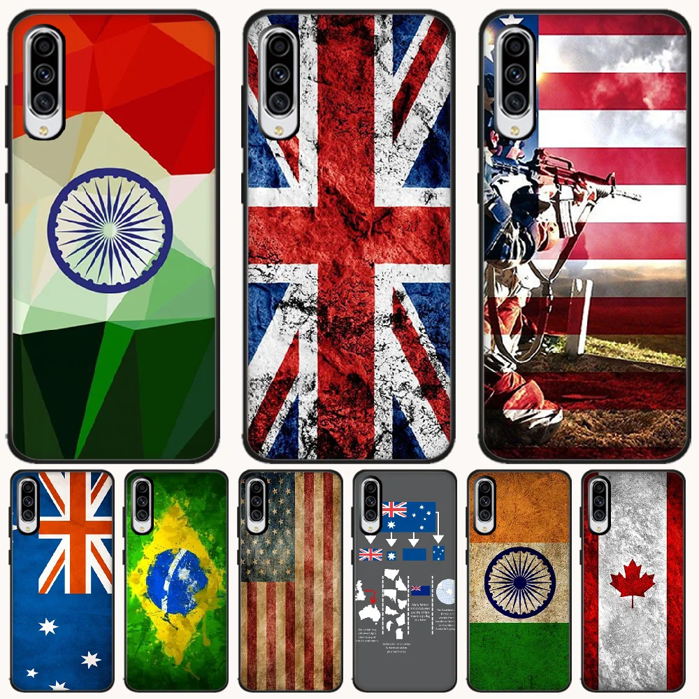 ByLoving National Flag TPU Soft Silicone Phone Case Cover For Samsung A10 20 30 40 50 70 10S 20S 2 Core C8 A30S A50S | Мобильные