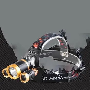 

3T6 Outdoor Camping Headlights Led Aircraft Lights Hunting Tents Search Fishing Headlights Fishing Work Light Camping Lamp